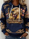 Women's American 250th Anniversary Art Print Top