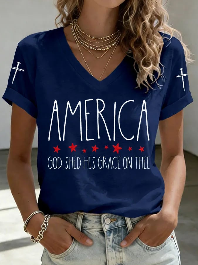 Women's 250th Anniversary Print Casual Top