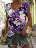 Women's Floral Casual Printed Tank Top