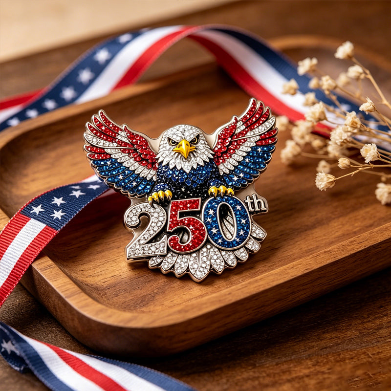 US 250th Anniversary Commemorative Brooch