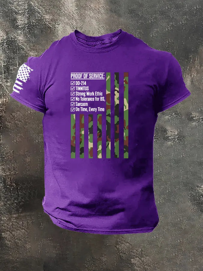 Proof Of The Service Pattern 100% Cotton T-Shirt