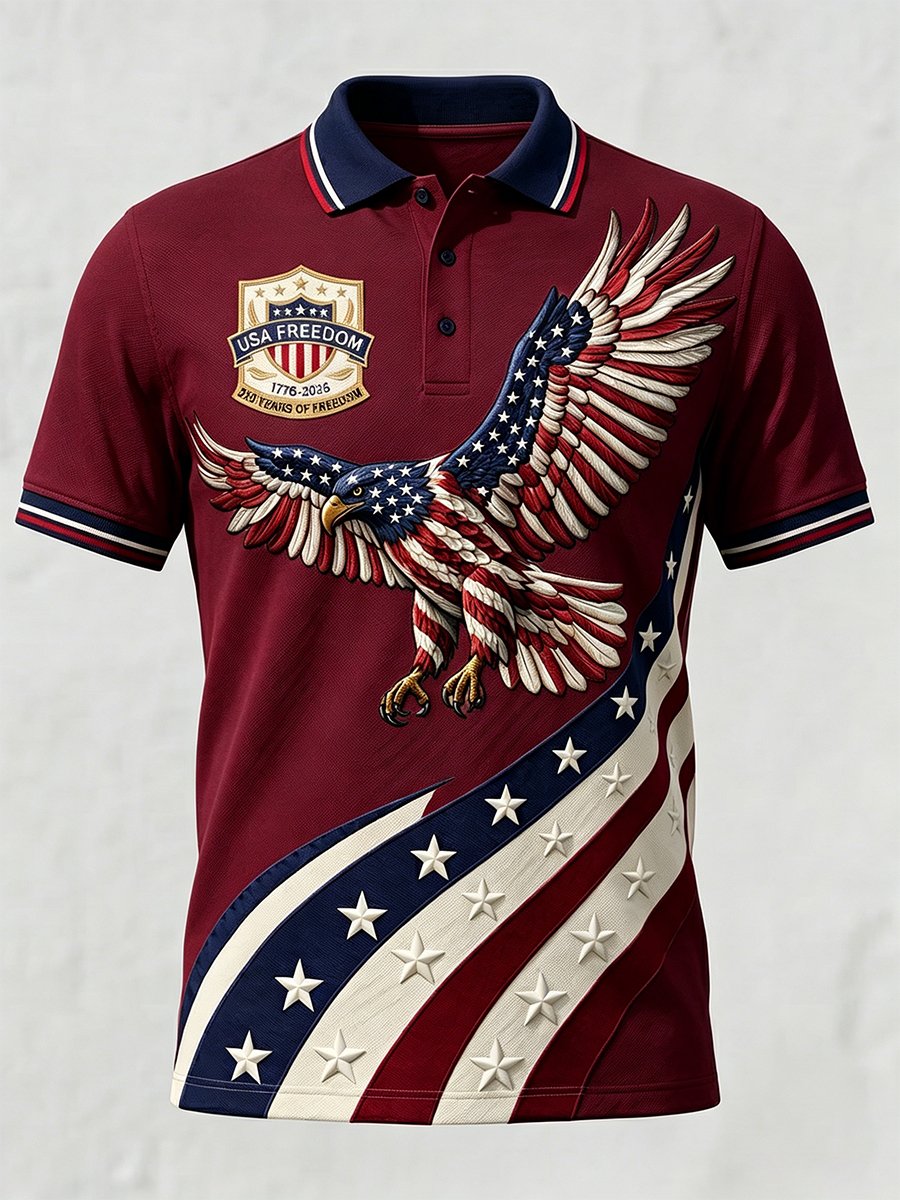 Men's U.S. 250th Anniversary Short-Sleeve Polo Shirt