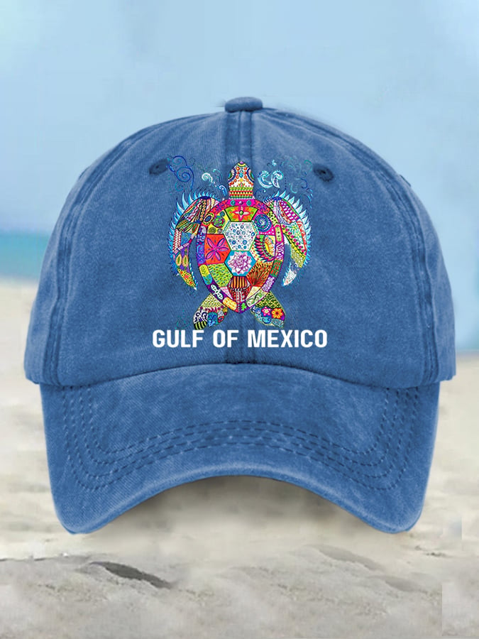 Unisex Gulf Of Mexico Print Hat