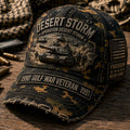Desert Storm Operation Desert Storm Vintage Camouflage Baseball Cap