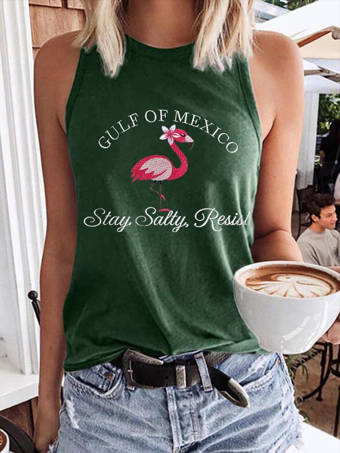 Women's Gulf Of Mexico Print Tank Top