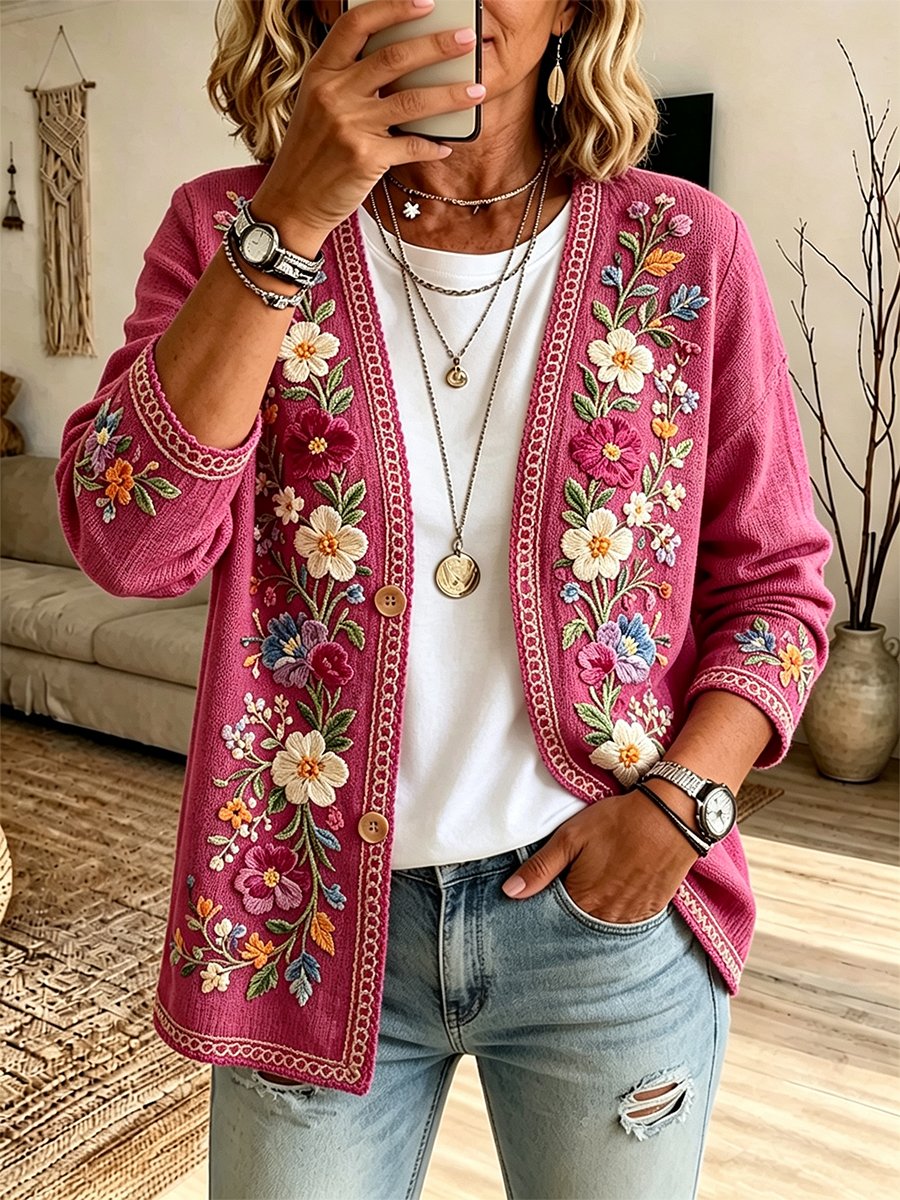 Women's Breast Cancer Awareness Cardigan