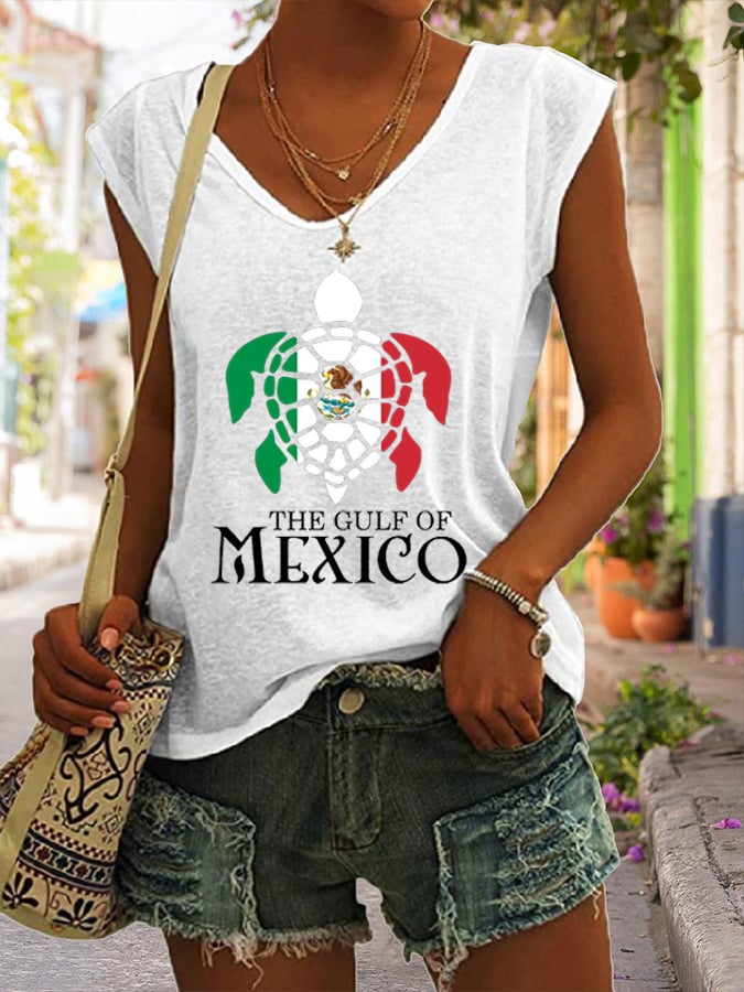 Women's Gulf of Mexico Print Tank Top