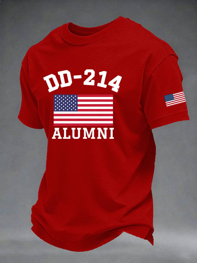 Men's Retro Print Short-Sleeve T-Shirt