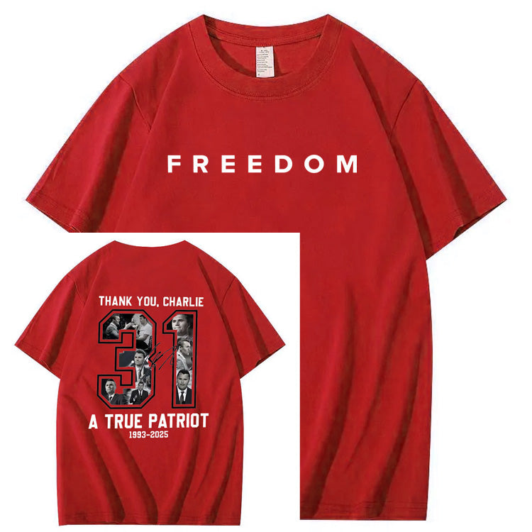 A Ture Patriot   Pattern100% Cotton T-Shirt