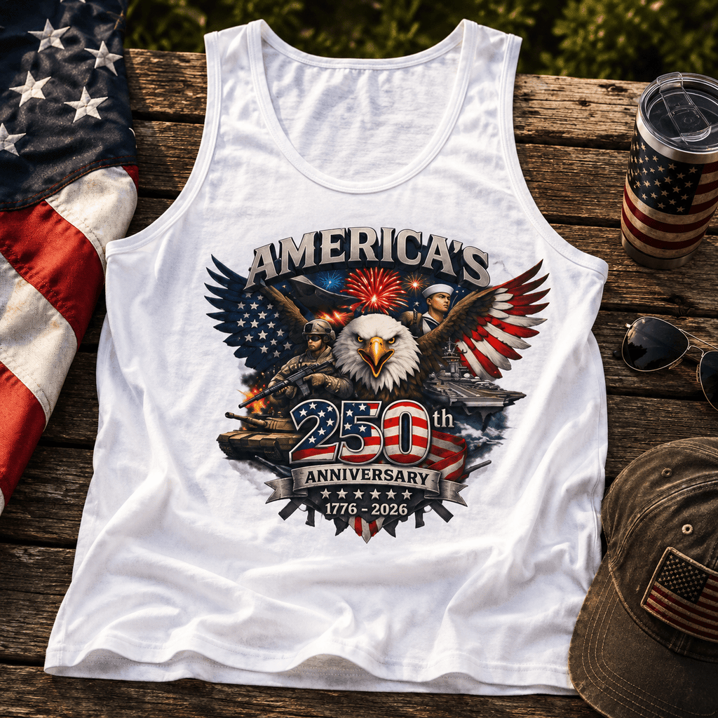 Defenders of Liberty | America’s 250th Anniversary 1776–2026 Tank Top