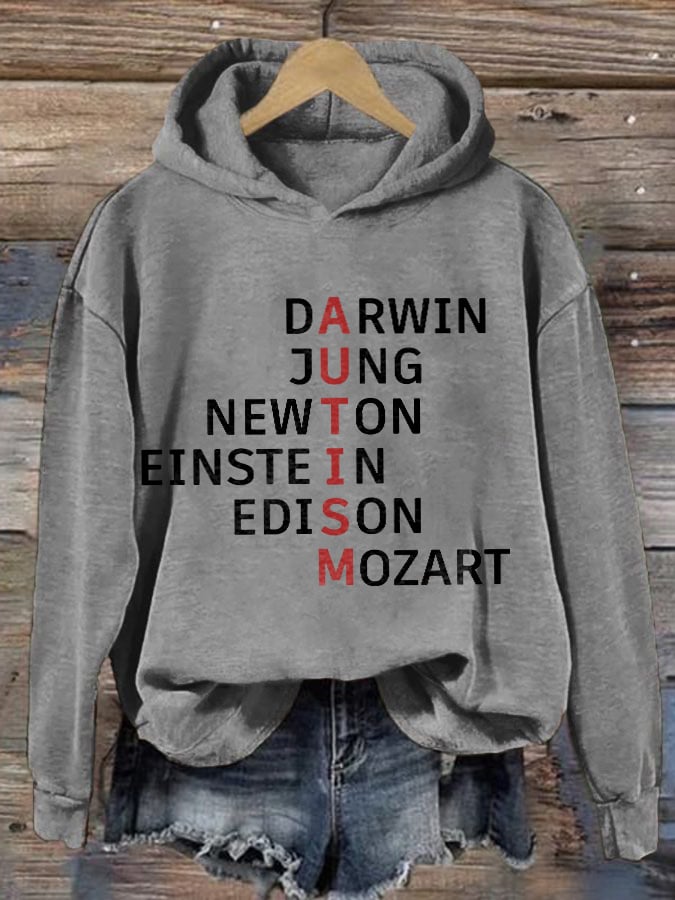 Retro Autism Awareness Print Hoodie