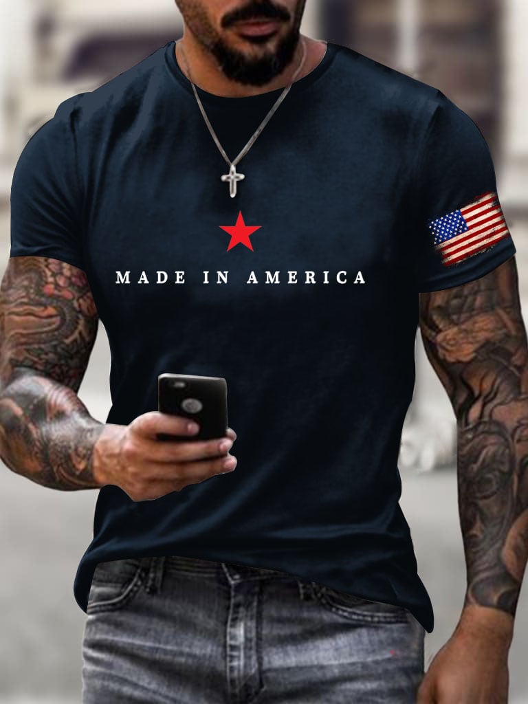 Men'S Made In America printed T-Shirt