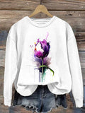 Women's Alzheimer's Printed Sweatshirt