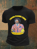 Men's Lemon Pound Cake  Printed T-Shirt