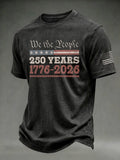 Men's USA 250th Anniversary Short-Sleeve Crew Neck T-Shirt