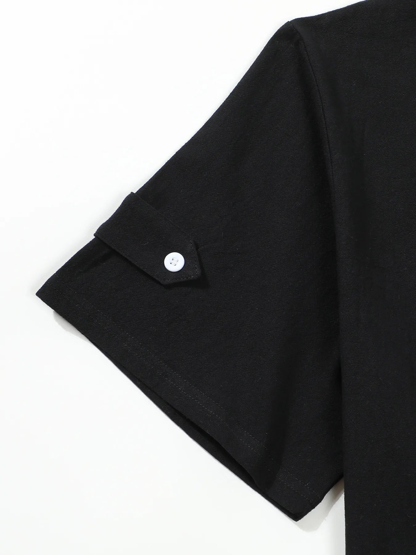 Men's Casual V-Neck Short-Sleeve Shirt