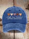 Unisex Accept Love Understand Autism Awareness Print Baseball Cap
