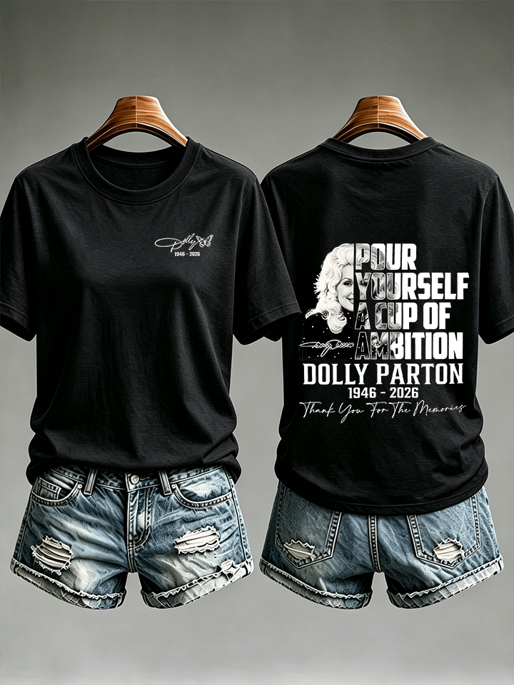 Women's  Vintage Signature Graphic Memorial Print T-Shirt