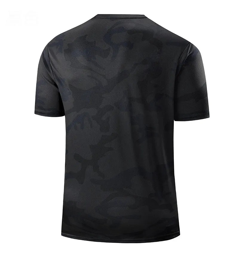 Men's Camouflage Quick-Dry Breathable Outdoor Short-Sleeve Shirt
