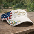 US 250th Anniversary Art Print Casual Tennis Cap
