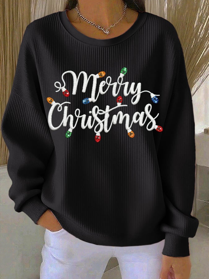 Women's casual Christmas sweatshirt