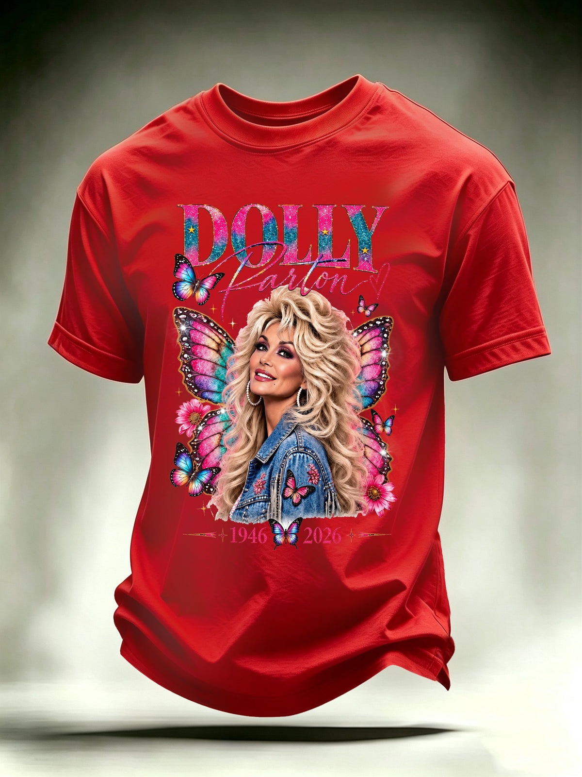 Men's Vintage Country Music Tribute Parton Tour T-Shirt
