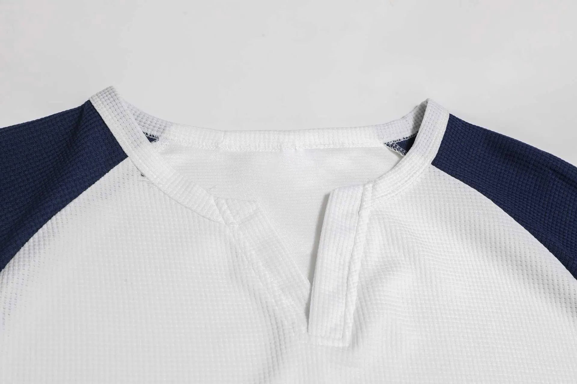 Men's Casual Outdoor Slim Fit Base Layer Raglan Top Set