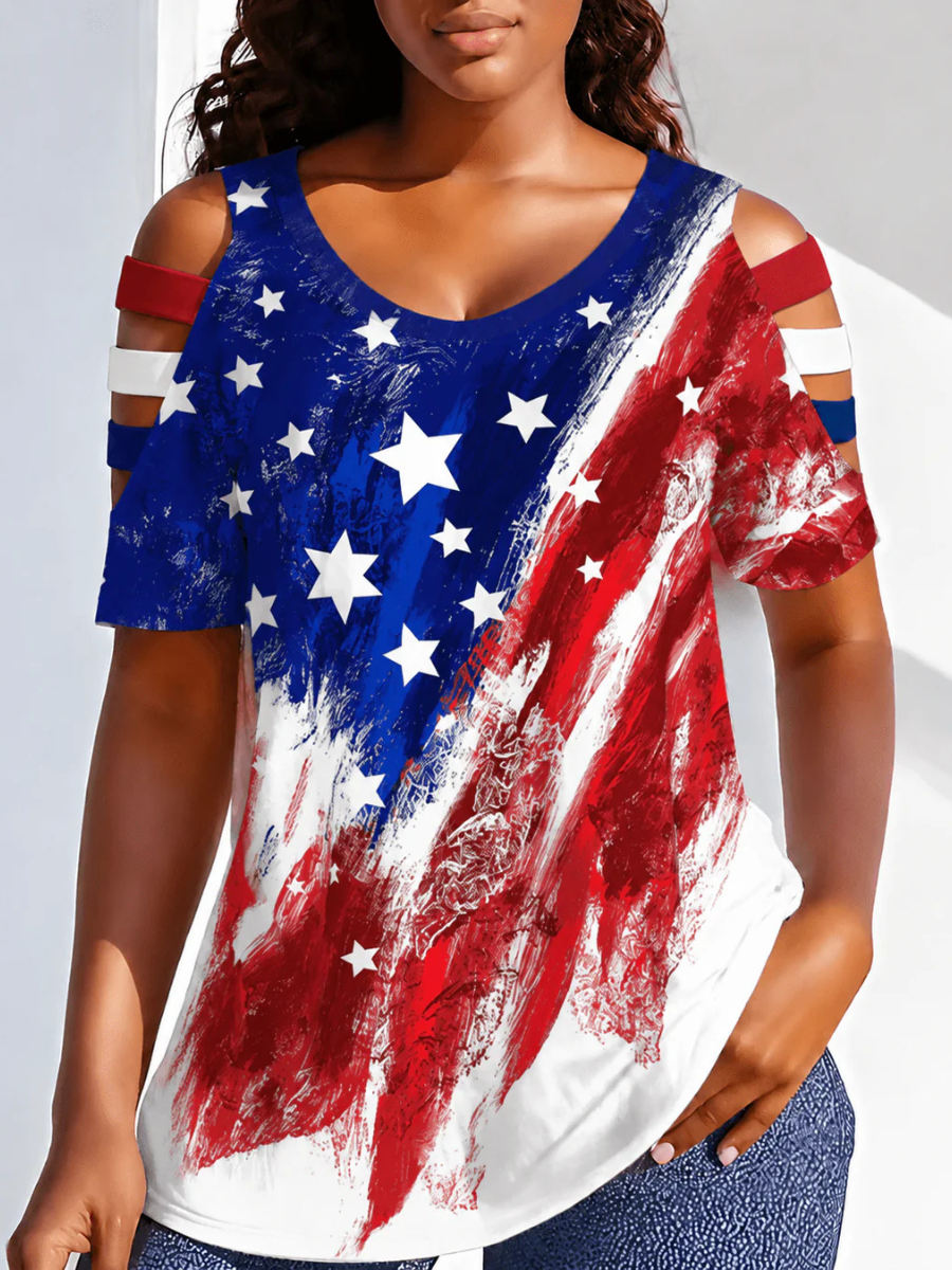 Women's 250th Anniversary Color Block Print T-shirt