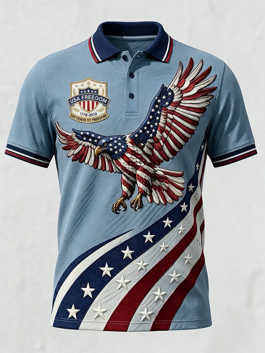 Men's U.S. 250th Anniversary Short-Sleeve Polo Shirt