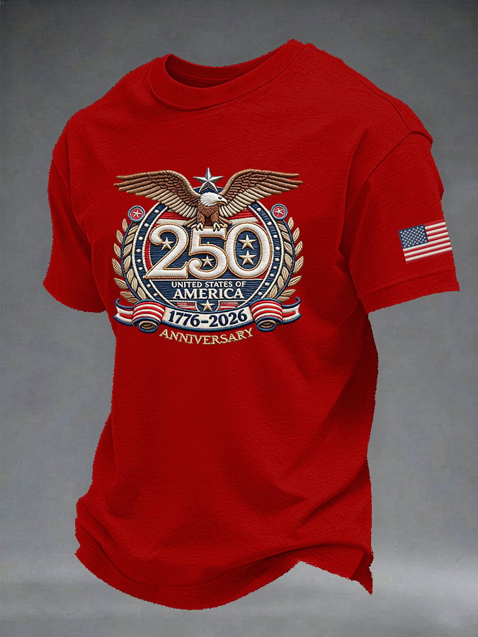 Men's Casual Printed Short-Sleeve T-Shirt