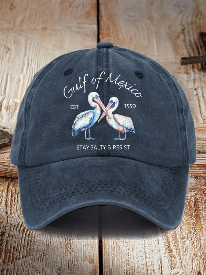 Gulf Of Mexico Print Baseball Cap
