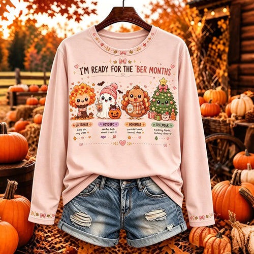 "i'm Ready For The 'ber' Months" Women's Long-sleeve T-shirt