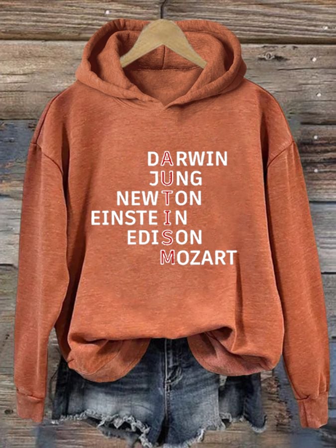 Women's Autism Awareness Printed Hoodie