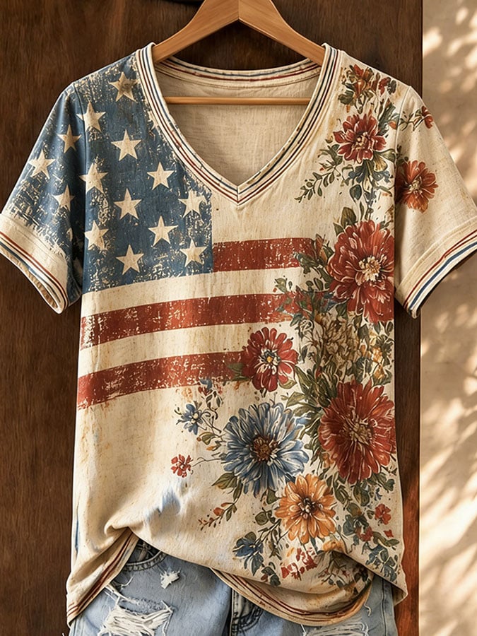 Women's Casual Printed T-shirt