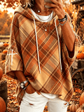 Women's Fall Striped Pattern Hoodie