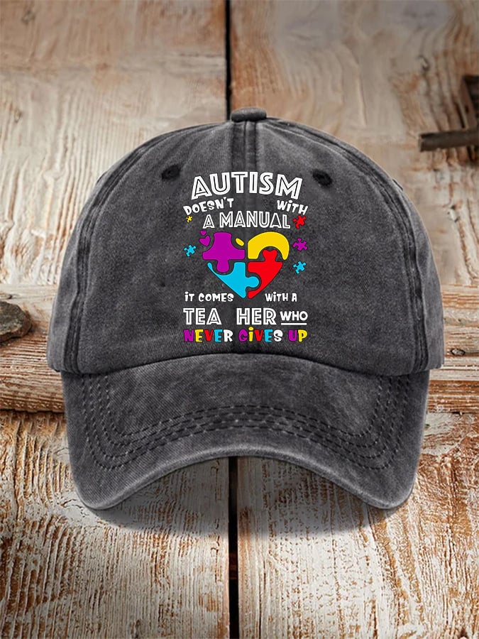 Unisex Autism Comes With A Teacher Who Never Gives Up Hat