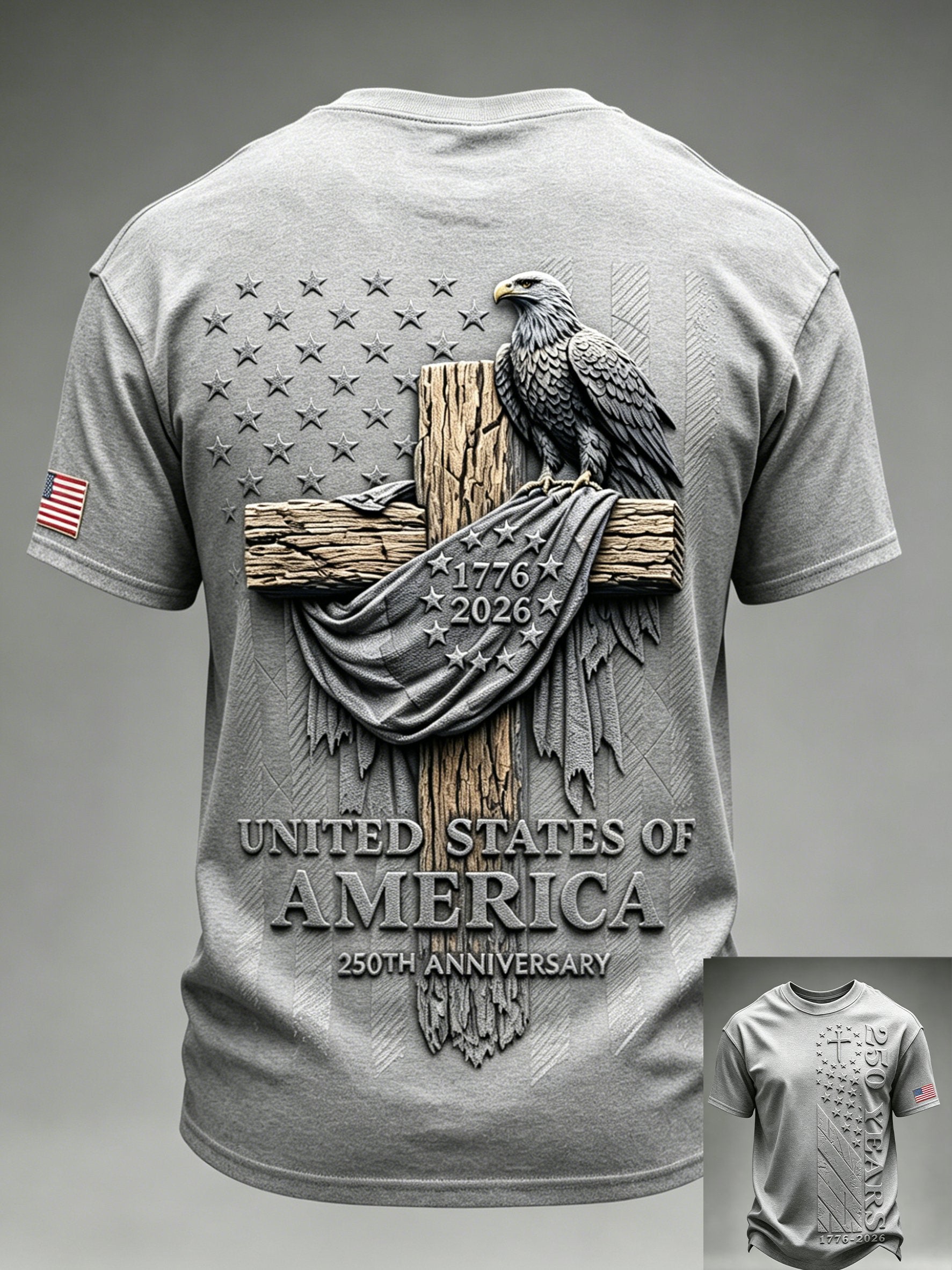 Men's 250th Anniversary Faith-Print Top
