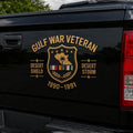 Gulf War Veteran Desert Storm 1990–1991 Military Emblem Decal Sticker Badge
