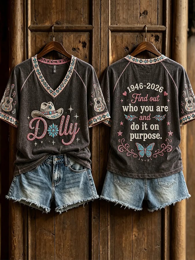 Country Singer Commemorative Printed T-Shirt