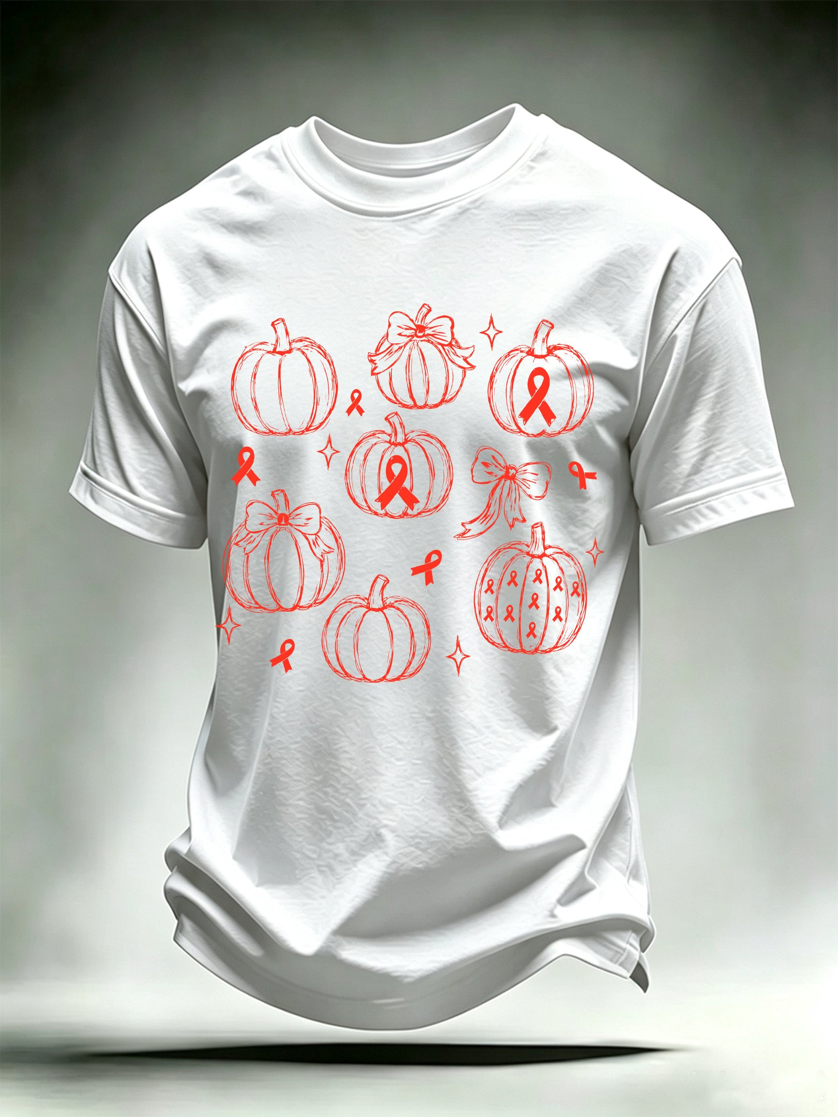 Men's BLOOD CANCER WARRIOR Print T-Shirt