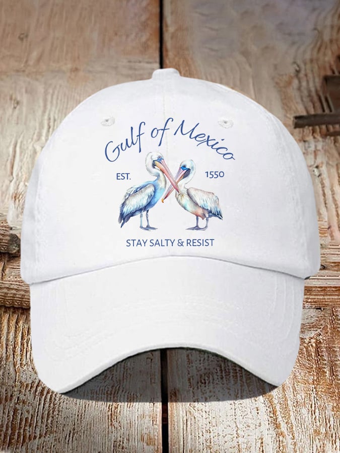 Gulf Of Mexico Print Baseball Cap