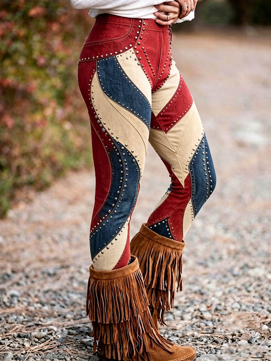 Women'S Western Style Print Leggings