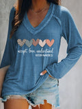 Women's Autism Awareness T Shirt