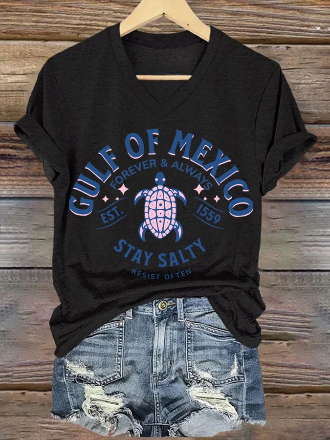 Women's Gulf Of Mexico Printed T-Shirt
