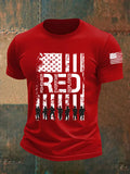 Men's On Friday We Wear Red Print short-sleeved T-shirt