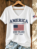 Women's Casual Print Short-Sleeve T-Shirt