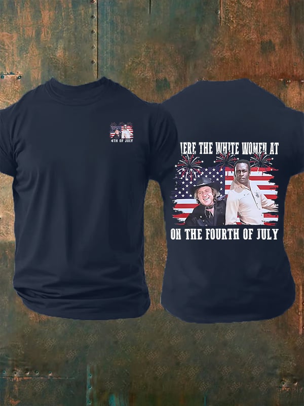 Men's ON THE FOURTH OF JULY Print T-Shirt