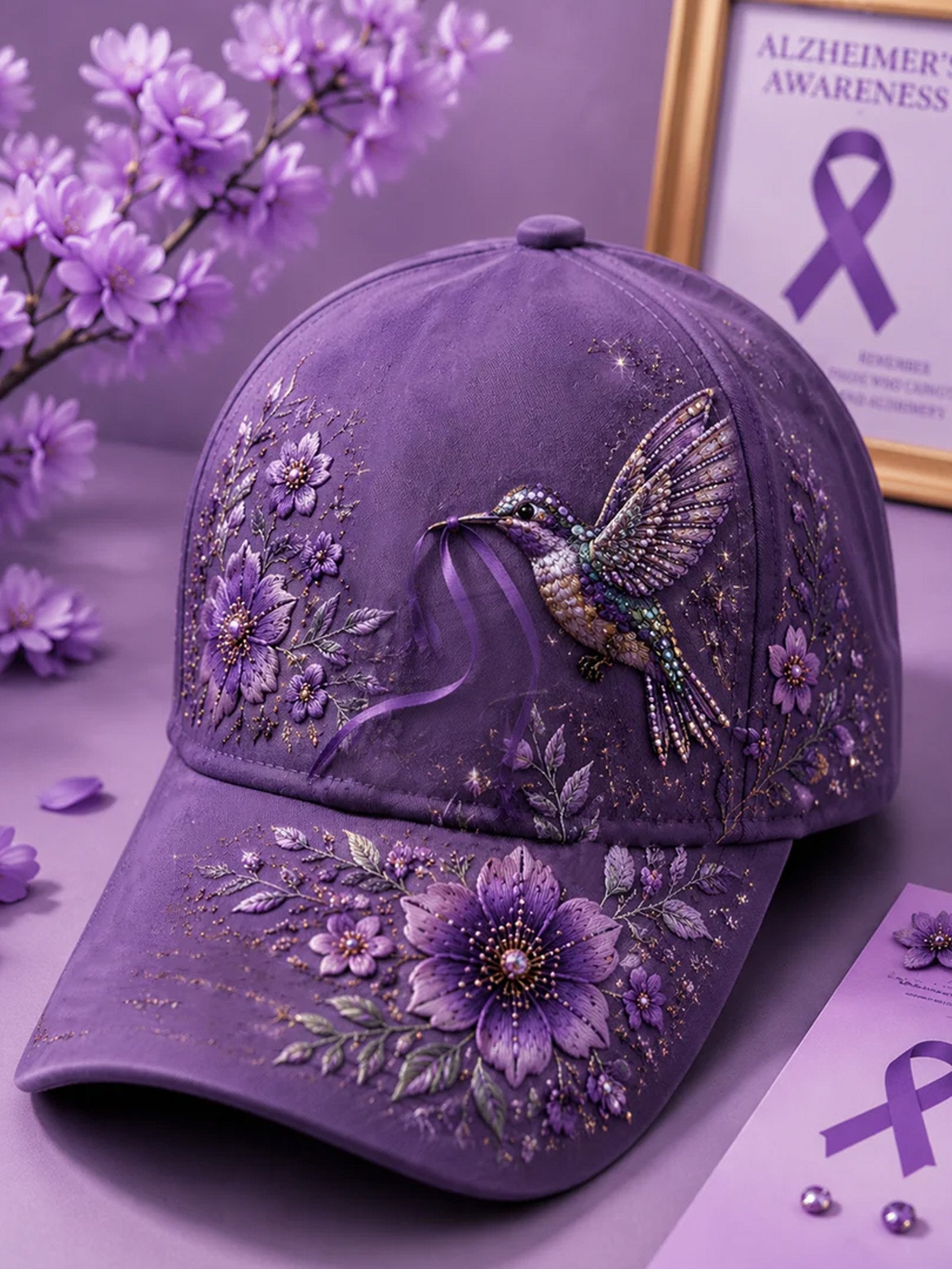 Floral Print Hat (Unisex)