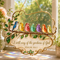 Psalm 89:1 Songbird Window Hanging Suncatcher