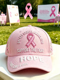 Pink Plaid Print Cap
